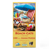 SUNSOUT INC - Beach Cats - 300 pc Jigsaw Puzzle by Artist: Tom Wood - Finished Size 18" x 24" - MPN# 28865