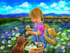 SUNSOUT INC - Country Girl - 300 pc Jigsaw Puzzle by Artist: Tricia Reilly-Matthews - Finished Size 18" x 24" Mother's Day - MPN# 35924