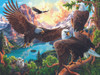 SUNSOUT INC - Eagle Dance - 1000 pc Jigsaw Puzzle by Artist: Image World - Finished Size 20" x 27" - MPN# 42954