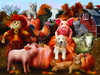 SUNSOUT INC - Family Portrait - 300 pc Jigsaw Puzzle by Artist: Tom Wood - Finished Size 18" x 24" Halloween - MPN# 29725