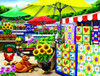 SUNSOUT INC - Farm Stand - 300 pc Jigsaw Puzzle by Artist: Nancy Wernersbach - Finished Size 18" x 24" - MPN# 63007