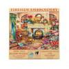 SUNSOUT INC - Fireside Embroidery - 1000 pc Large Pieces Jigsaw Puzzle by Artist: Kim Jacobs - Finished Size 27" x 35" - MPN# 23447