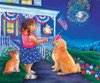 SUNSOUT INC - Fourth Friends - 300 pc Jigsaw Puzzle by Artist: Tricia Reilly-Matthews - Finished Size 18" x 24" Fourth of July - MPN# 35948