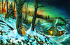 SUNSOUT INC - Frozen Memories - 1000 pc Jigsaw Puzzle by Artist: Jim Hansel - Finished Size 19" x 30" - MPN# 67328