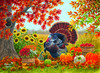 SUNSOUT INC - Harvest Garden - 1000 pc Jigsaw Puzzle by Artist: Abraham Hunter - Finished Size 20" x 27" Halloween - MPN# 69656