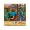 SUNSOUT INC - Lakeside View - 1000 pc Jigsaw Puzzle by Artist: Bigelow Illustrations - Finished Size 23" x 28" - MPN# 31514