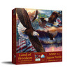 SUNSOUT INC - Land of Freedom - 1000 pc Jigsaw Puzzle by Artist: Jan Martin McGuire - Finished Size 20" x 27" Fourth of July - MPN# 60530