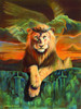 SUNSOUT INC - Lion of Judah - 500 pc Jigsaw Puzzle by Artist: William Clayton Hallmark - Finished Size 18" x 24" - MPN# 66048