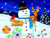 SUNSOUT INC - Need Hot Chocolate - 300 pc Jigsaw Puzzle by Artist: Kathy Kehoe Bambeck - Finished Size 18" x 24" Christmas - MPN# 32716