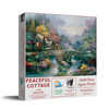 SUNSOUT INC - Peaceful Cottage - 1000 pc Jigsaw Puzzle by Artist: James Lee - Finished Size 20" x 27" - MPN# 18030