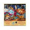 SUNSOUT INC - Quilting Room Mischief - 1000 pc Jigsaw Puzzle by Artist: Tom Wood - Finished Size 20" x 27" - MPN# 28874
