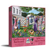 SUNSOUT INC - Quilts in the Backyard - 500 pc Jigsaw Puzzle by Artist: Sharon Steele - Finished Size 18" x 24" - MPN# 42077