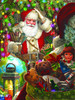 SUNSOUT INC - Ready to Go Santa - 1000 pc Jigsaw Puzzle by Artist: Liz Goodrick Dillon - Finished Size 20" x 27" Christmas - MPN# 59714