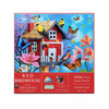 SUNSOUT INC - Red Birdhouse - 1000 pc Jigsaw Puzzle by Artist: Jerry Gadamus - Finished Size 20" x 27" - MPN# 49044