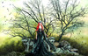 SUNSOUT INC - Red Haired Witch - 1000 pc Jigsaw Puzzle by Artist: Nene Thomas - Finished Size 19" x 30" Halloween - MPN# 67609
