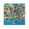SUNSOUT INC - Southern Lighthouses - 1000 pc Jigsaw Puzzle by Artist: Kate Ward Thacker - Finished Size 20" x 27" - MPN# 70061