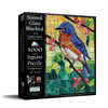 SUNSOUT INC - Stained Glass Bluebird - 1000 pc Jigsaw Puzzle by Artist: Cynthie Fisher - Finished Size 20" x 27" - MPN# 70716
