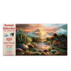 SUNSOUT INC - Sunset Splendor - 300 pc Jigsaw Puzzle by Artist: James Lee - Finished Size 16" x 26" - MPN# 18002