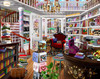 SUNSOUT INC - The Book Shop - 1000 pc Jigsaw Puzzle by Artist: Bigelow Illustrations - Finished Size 23" x 28" - MPN# 31534