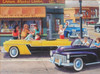 SUNSOUT INC - The Past Lane - 35 pc Jigsaw Puzzle by Artist: Ken Zylla - Finished Size 10" x 13" - MPN# 99126