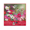 SUNSOUT INC - Cosmos and Hummingbirds - 500 pc Jigsaw Puzzle by Artist: William Vanderdasson - Finished Size 18" x 24" - MPN# 30412