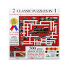 SUNSOUT INC - Riding the Rails - 500 pc Puzzle Combo Jigsaw Puzzle by Artist: Irv Brechner - Finished Size 18" x 24" - MPN# 10162 SUNSOUT INC - Riding the Rails - 500 pc Puzzle Combo Jigsaw Puzzle by Artist: Irv Brechner - Finished Size 18" x 24" - MPN# 10162