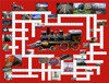 SUNSOUT INC - Riding the Rails - 500 pc Puzzle Combo Jigsaw Puzzle by Artist: Irv Brechner - Finished Size 18" x 24" - MPN# 10162 SUNSOUT INC - Riding the Rails - 500 pc Puzzle Combo Jigsaw Puzzle by Artist: Irv Brechner - Finished Size 18" x 24" - MPN# 10162