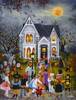 SUNSOUT INC - Scary Night - 300 pc Jigsaw Puzzle by Artist: Susan Rios - Finished Size 18" x 24" Halloween - MPN# 45436