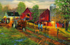 SUNSOUT INC - America's Heartland - 300 pc Jigsaw Puzzle by Artist: Dave Barnhouse - Finished Size 16" x 26" - MPN# 27859