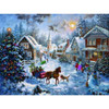 SUNSOUT INC - Merry Christmas - 1000 pc Jigsaw Puzzle by Artist: Nicky Boehme - Finished Size 20" x 27" Christmas - MPN# 19236