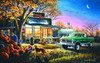 SUNSOUT INC - Harvest Moon - 1000 pc Jigsaw Puzzle by Artist: Chuck Black - Finished Size 19" x 30" - MPN# 55158