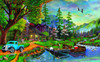 SUNSOUT INC - Close to Paradise - 300 pc Jigsaw Puzzle by Artist: Joshua Ben King - Finished Size 16" x 26" - MPN# 60448