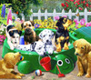 SUNSOUT INC - Puppy Nursery - 300 pc Jigsaw Puzzle by Artist: Kevin Walsh - Finished Size 21" x 24" - MPN# 13803