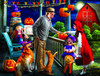 SUNSOUT INC - Halloween at Grandpa's - 500 pc Jigsaw Puzzle by Artist: Tom Wood - Finished Size 18" x 24" Halloween - MPN# 28917