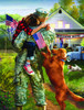 SUNSOUT INC - A Warm Welcome Home - 300 pc Jigsaw Puzzle by Artist: Tom Wood - Finished Size 18" x 24" - MPN# 29741