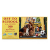 SUNSOUT INC - Off to School - 300 pc Jigsaw Puzzle by Artist: Tom Wood - Finished Size 18" x 24" - MPN# 29746