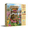 SUNSOUT INC - Birds at the Wishing Well - 1000 pc Jigsaw Puzzle by Artist: Lori Schory - Finished Size 20" x 27" - MPN# 35157