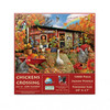SUNSOUT INC - Chickens Crossing - 1000 pc Jigsaw Puzzle by Artist: Lori Schory - Finished Size 20" x 27" - MPN# 35162