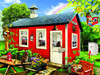 SUNSOUT INC - Little Red School House - 1000 pc Jigsaw Puzzle by Artist: Lori Schory - Finished Size 20" x 27" - MPN# 35165