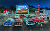 SUNSOUT INC - At the Movies - 300 pc Jigsaw Puzzle by Artist: Ken Zylla - Finished Size 16" x 26" - MPN# 39908