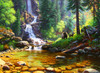 SUNSOUT INC - Quiet Repose - 500 pc Large Pieces Jigsaw Puzzle by Artist: Mark Keathley - Finished Size 19.25" x 26.625" - MPN# 53068