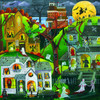 SUNSOUT INC - Dark, Eerie and Full of Treats - 500 pc Jigsaw Puzzle by Artist: Cheryl Bartley - Finished Size 19" x 19" Halloween - MPN# 54752