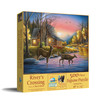 SUNSOUT INC - River's Crossing - 500 pc Jigsaw Puzzle by Artist: Chuck Black - Finished Size 18" x 24" - MPN# 55131