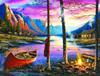 SUNSOUT INC - Cabin Homecoming - 500 pc Jigsaw Puzzle by Artist: Chuck Black - Finished Size 18" x 24" - MPN# 55146