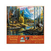 SUNSOUT INC - Peaceful Setting - 500 pc Jigsaw Puzzle by Artist: Chuck Black - Finished Size 18" x 24" - MPN# 55182