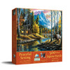 SUNSOUT INC - Peaceful Setting - 500 pc Jigsaw Puzzle by Artist: Chuck Black - Finished Size 18" x 24" - MPN# 55182