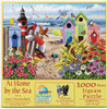 SUNSOUT INC - At Home by the Sea pc - 1000 pc Jigsaw Puzzle by Artist: Nancy Wernersbach - Finished Size 20" x 27" - MPN# 63002
