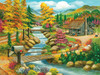 SUNSOUT INC - Fall Season - 1000 pc Jigsaw Puzzle by Artist: Peggy Myrick Knight - Finished Size 20" x 27" - MPN# 22201