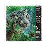 SUNSOUT INC - White Tiger of Eden - 1000 pc Jigsaw Puzzle by Artist: Collin Bogle - Finished Size 23" x 28" - MPN# 21802