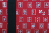 Mah Jongg Red and Silver Replacement Soft Case (includes Bag and two matching wraps)
